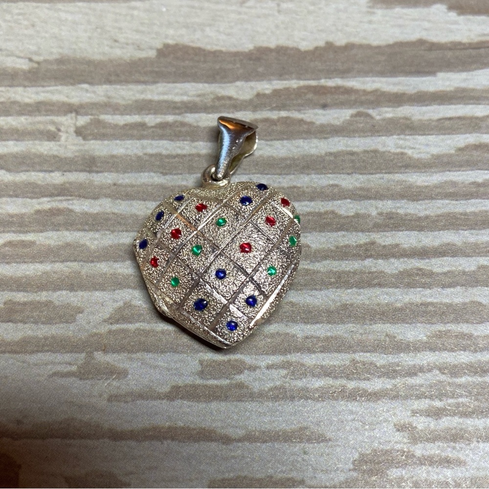 Sterling silver heart locket